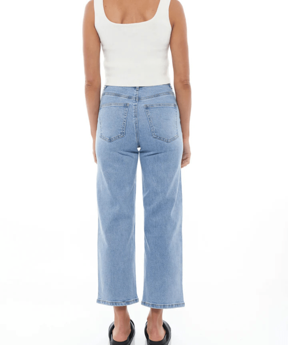 By The Way Crop Wide Jean BAE the label Maternity Preggi Central Maternity Shop
