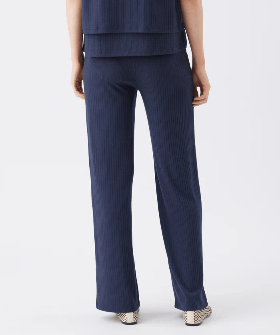 Cindy Rib Pant Navy Ripe Maternity Maternity Preggi Central Maternity Shop