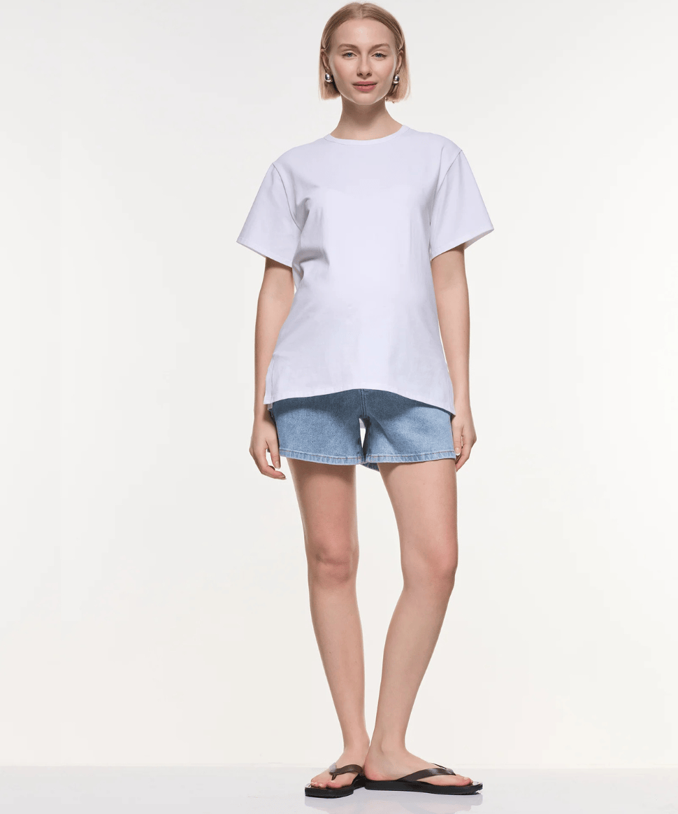 Heaven Denim Shorts Soon Maternity Maternity Preggi Central Maternity Shop