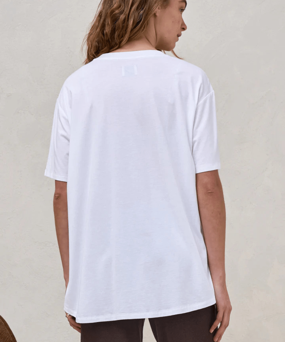 Into It Crew Tee - White BAE the label Maternity Preggi Central Maternity Shop