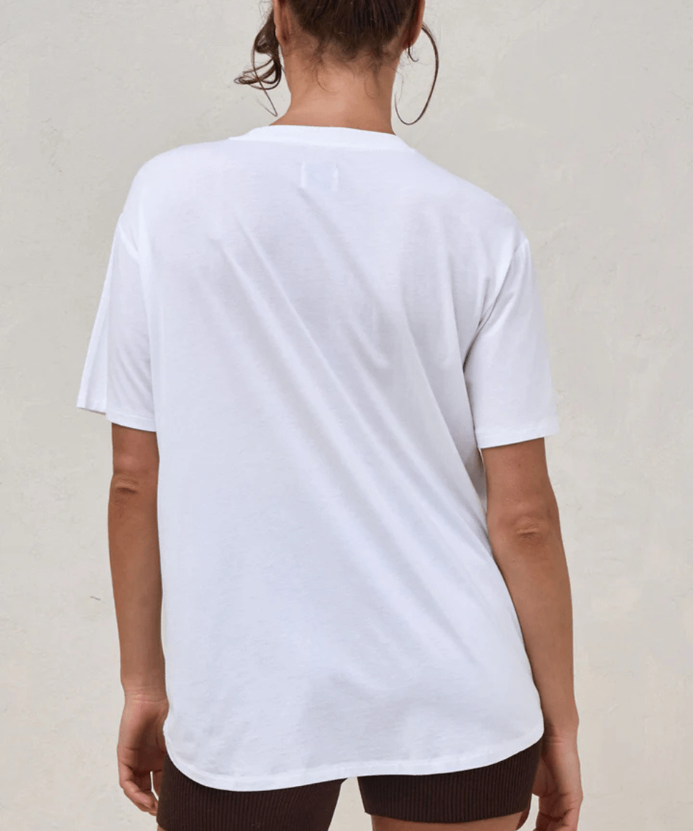 Into It Crew Tee - White BAE the label Maternity Preggi Central Maternity Shop