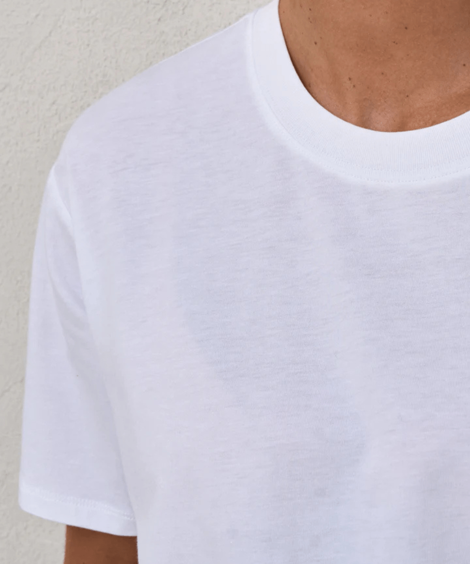 Into It Crew Tee - White BAE the label Maternity Preggi Central Maternity Shop