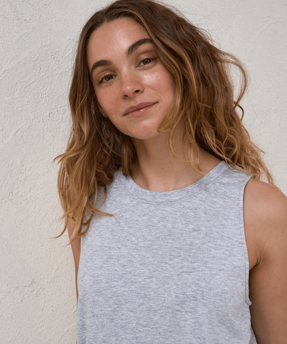 Into It Tank - Grey Marle BAE the label Maternity Preggi Central Maternity Shop