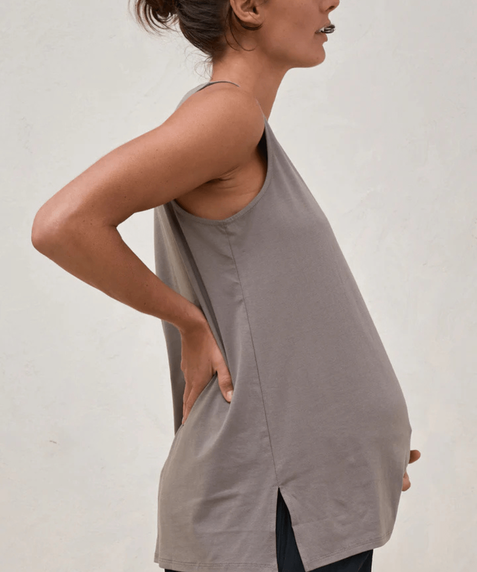 Into It Tank - Washed Khaki BAE the label Maternity Preggi Central Maternity Shop