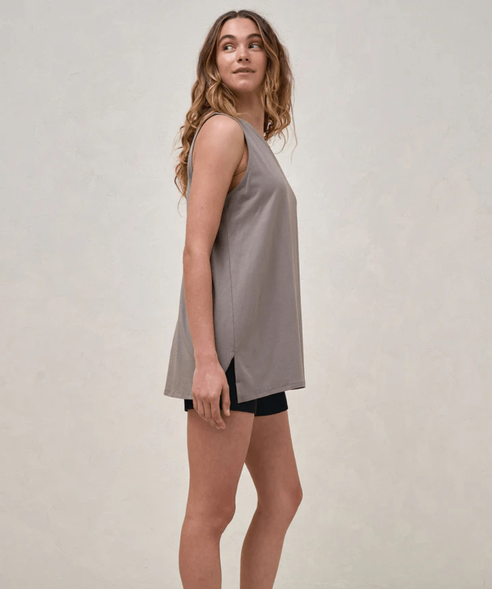 Into It Tank - Washed Khaki BAE the label Maternity Preggi Central Maternity Shop