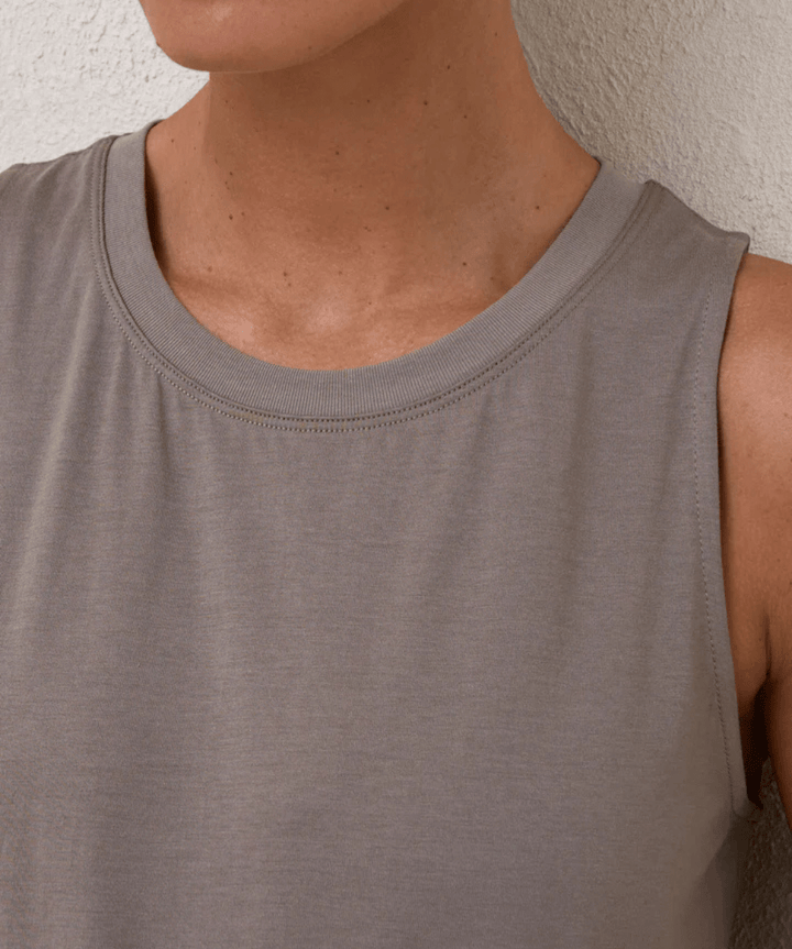 Into It Tank - Washed Khaki BAE the label Maternity Preggi Central Maternity Shop