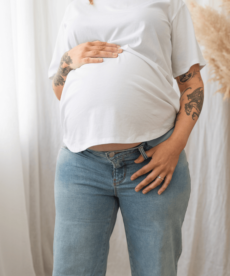 Kyle Wide Leg Jean Light Blue Ripe Maternity Maternity Preggi Central Maternity Shop