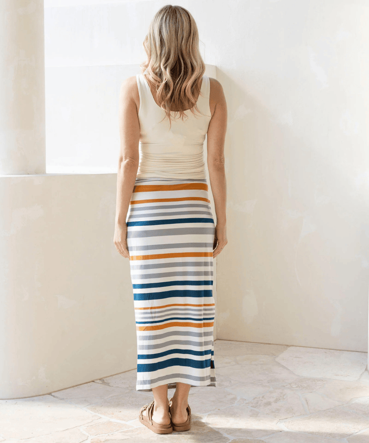 Maternity Deluxe Modal Tank in Ivory Angel Maternity Maternity Preggi Central Maternity Shop
