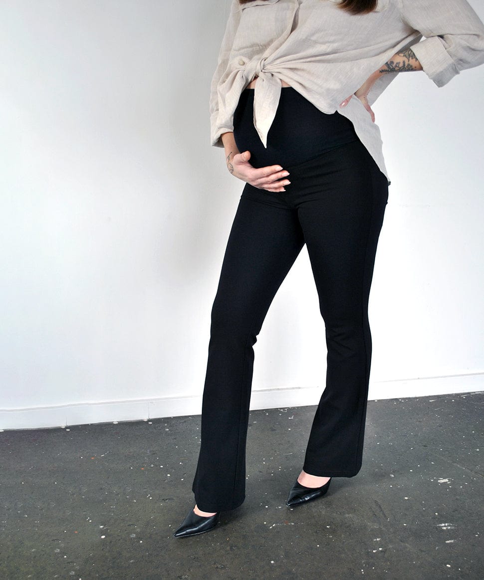 Ponte Bootleg Pants Around April Maternity Preggi Central Maternity Shop