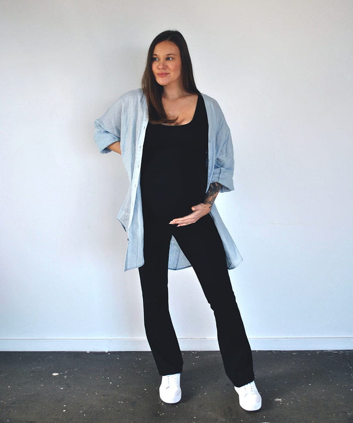 Ponte Bootleg Pants - Regular/Petite Around April Maternity Preggi Central Maternity Shop