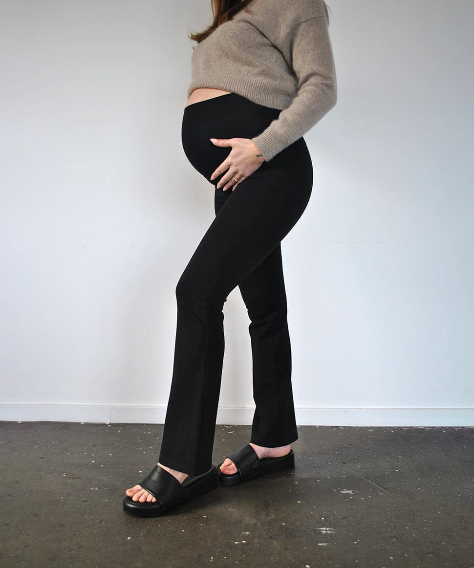 Ponte Bootleg Pants - Regular/Petite Around April Maternity Preggi Central Maternity Shop