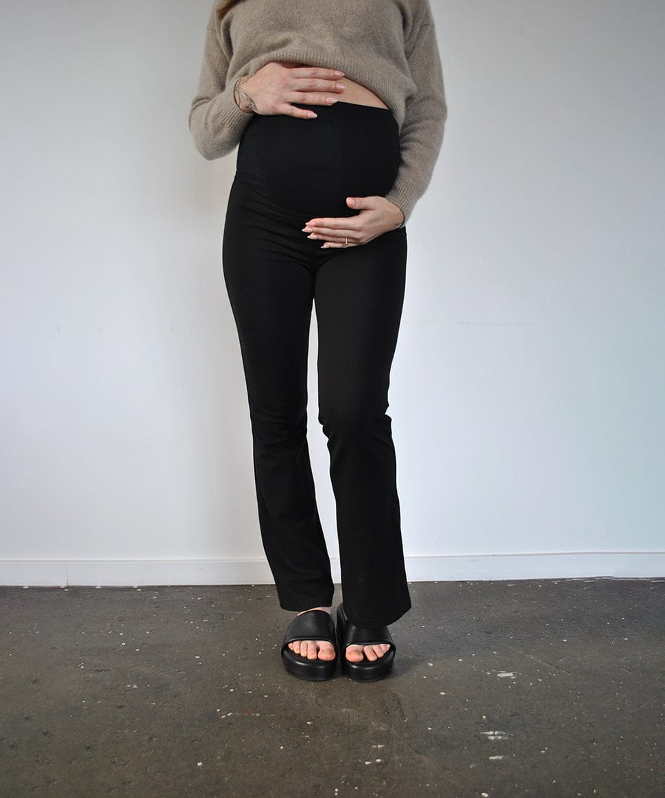 Ponte Bootleg Pants - Regular/Petite Around April Maternity Preggi Central Maternity Shop
