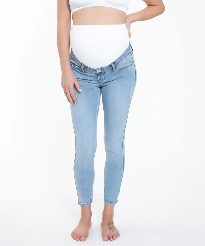 Rebel Overbelly Ankle Grazer Jegging Ripe Maternity Maternity Preggi Central Maternity Shop