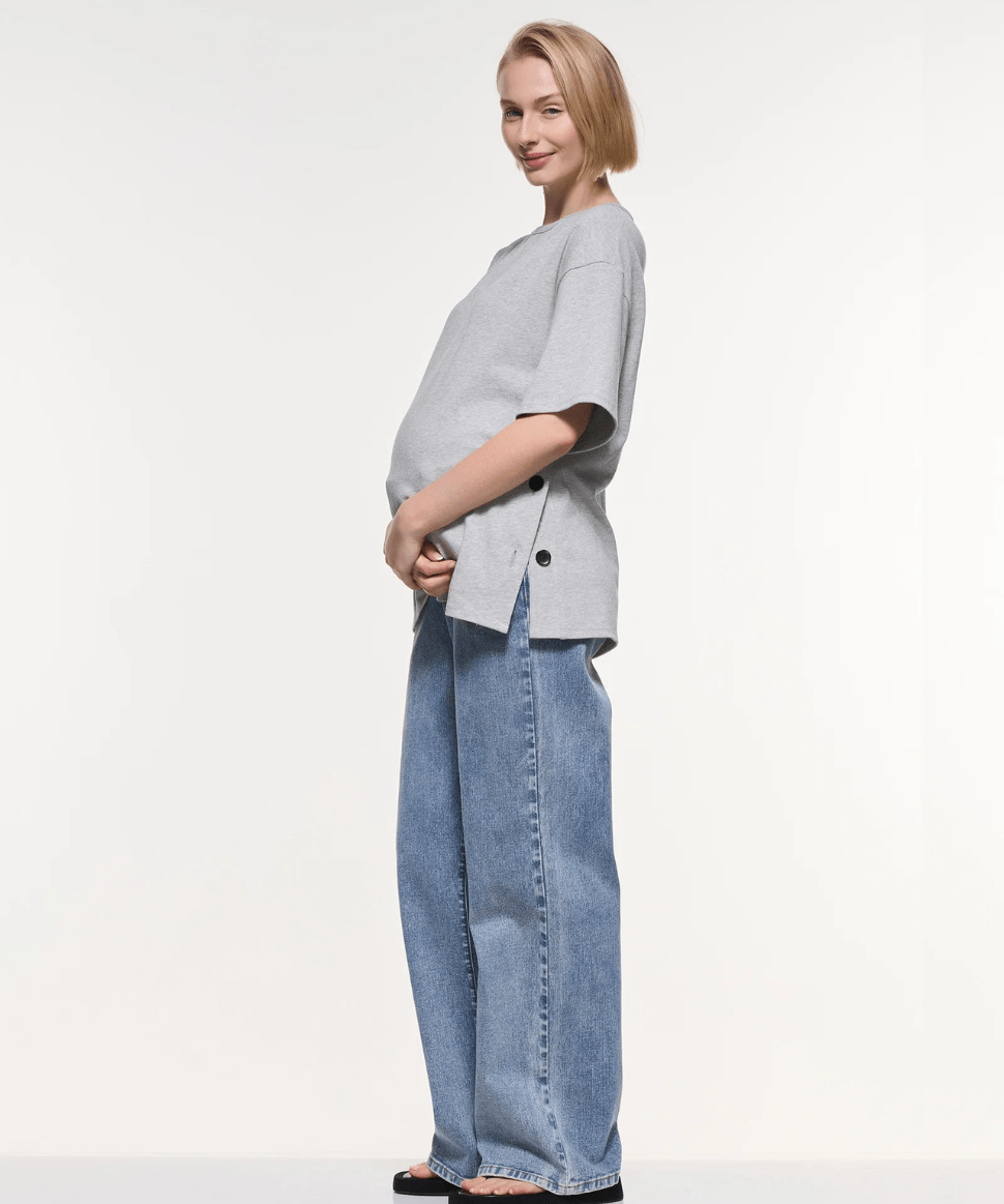 Relaxed Wide Leg Jeans Soon Maternity Maternity Preggi Central Maternity Shop