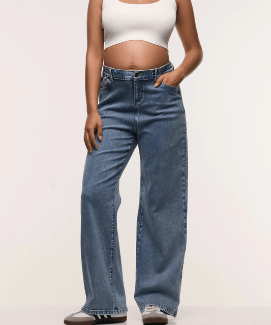 Relaxed Wide Leg Jeans Soon Maternity Maternity Preggi Central Maternity Shop