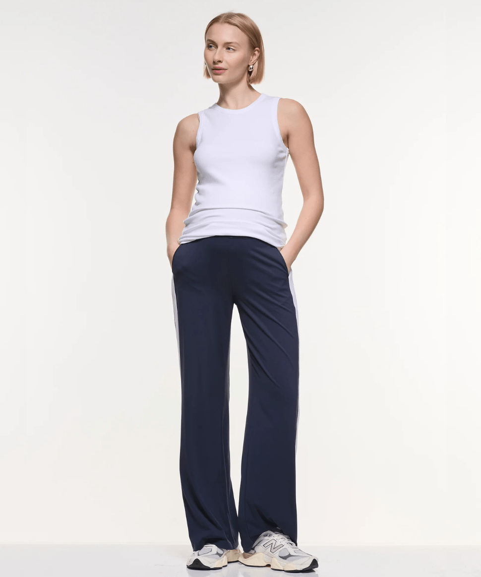 Super Stretch Straight Pants - French Navy Ripe Maternity Maternity Preggi Central Maternity Shop