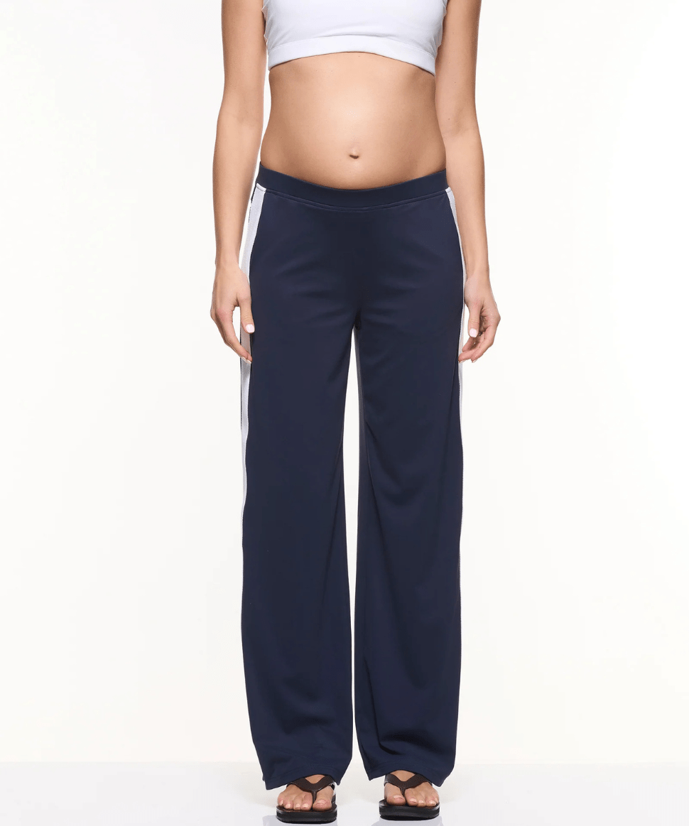 Super Stretch Straight Pants - French Navy Ripe Maternity Maternity Preggi Central Maternity Shop