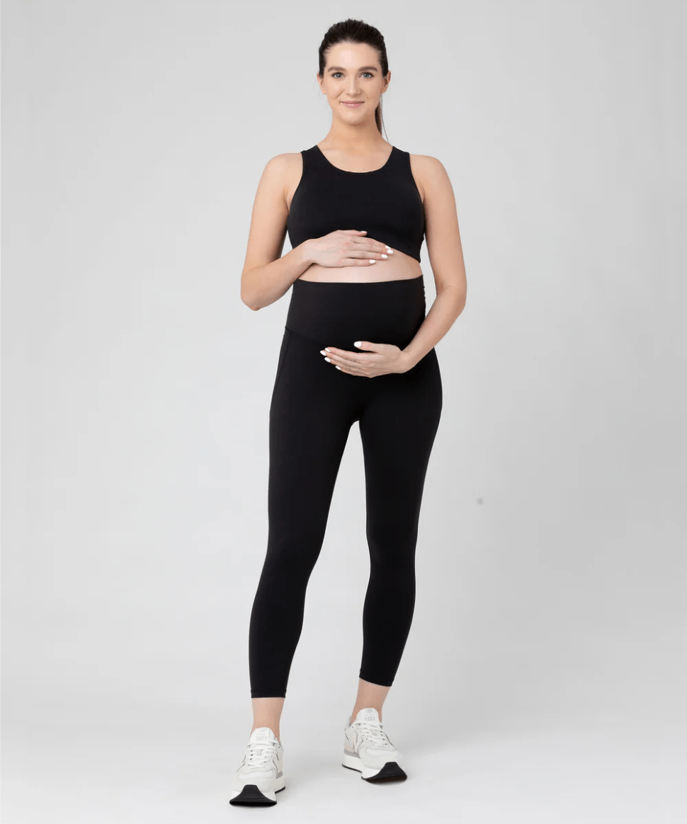 Tempo Crop Legging Ripe Maternity Maternity Preggi Central Maternity Shop