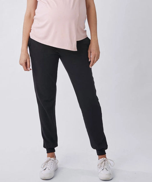 Ultimate Comfort Maternity Sweatpants in Black Angel Maternity Maternity Preggi Central Maternity Shop