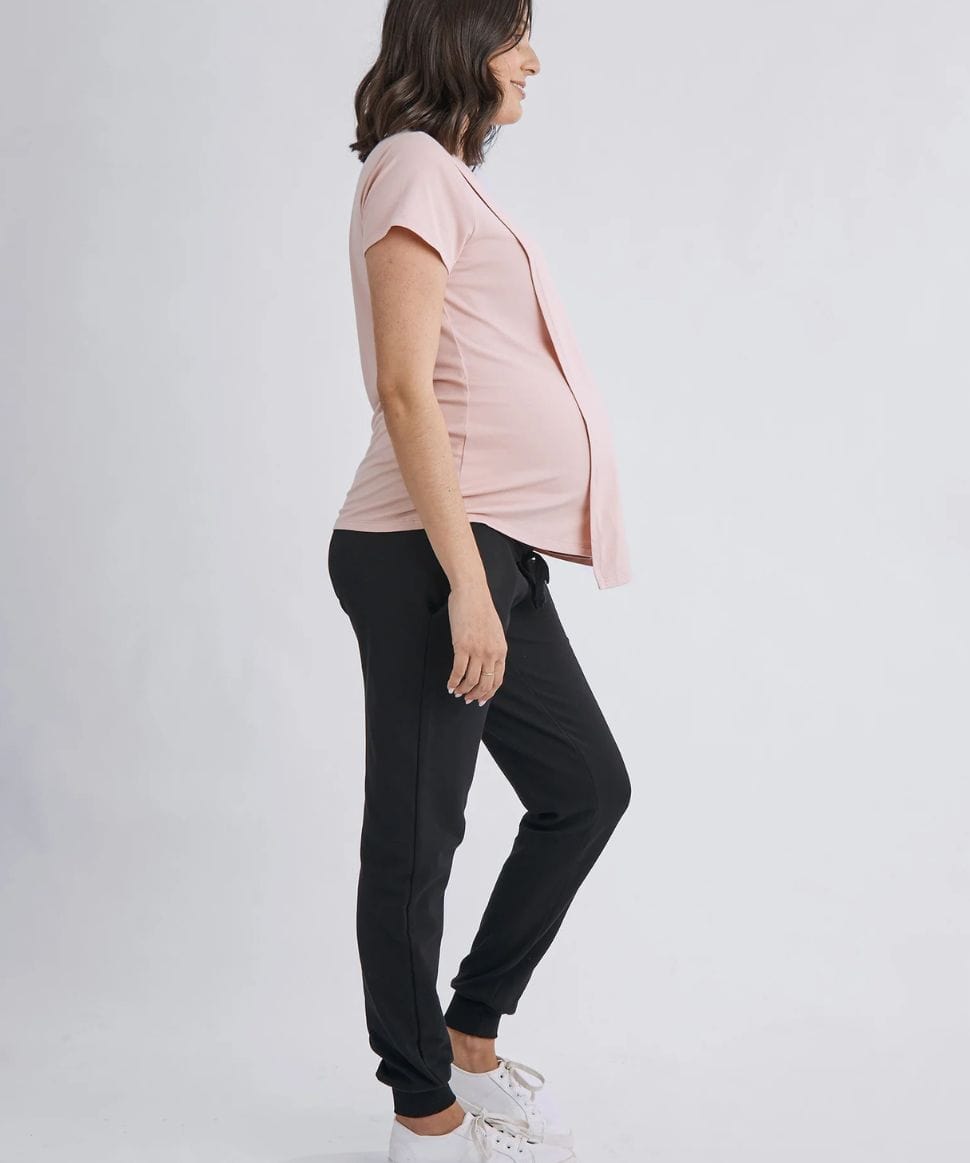 Ultimate Comfort Maternity Sweatpants in Black Angel Maternity Maternity Preggi Central Maternity Shop