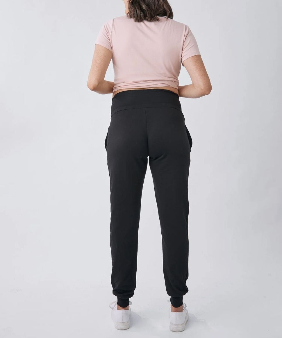 Ultimate Comfort Maternity Sweatpants in Black Angel Maternity Maternity Preggi Central Maternity Shop