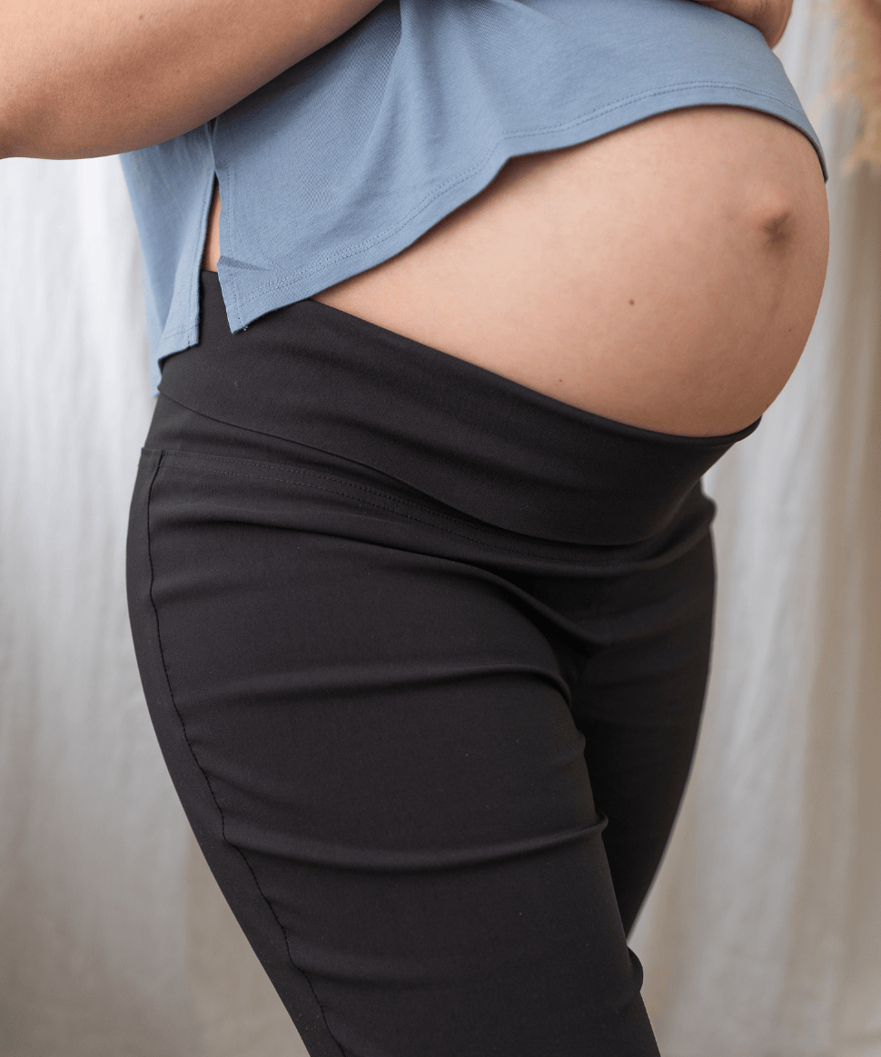 Work Straight-Leg Maternity Pants Around April Maternity Preggi Central Maternity Shop