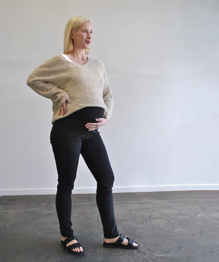 Work Straight-Leg Maternity Pants Around April Maternity Preggi Central Maternity Shop