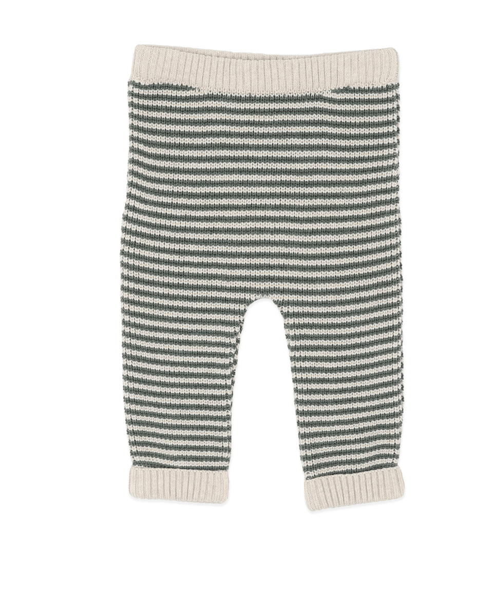 Organic Cotton & Wool Knitted Baby Leggings – Striped Preggi Central Preggi Central Maternity Shop