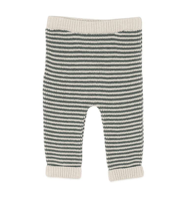 Organic Cotton &amp; Wool Knitted Baby Leggings – Striped Preggi Central Preggi Central Maternity Shop