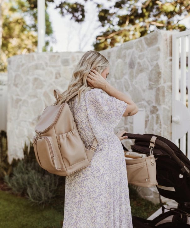 Faux Leather Nappy Backpack OiOi Other Preggi Central Maternity Shop