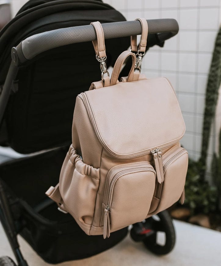 Faux Leather Nappy Backpack OiOi Other Preggi Central Maternity Shop