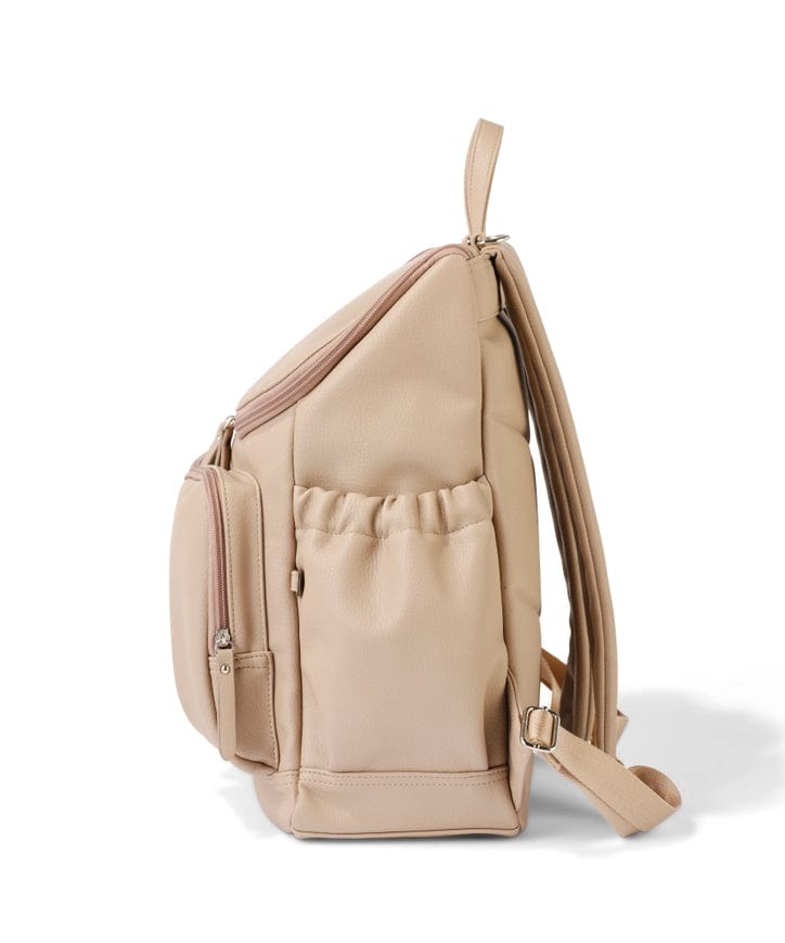 Faux Leather Nappy Backpack OiOi Other Preggi Central Maternity Shop