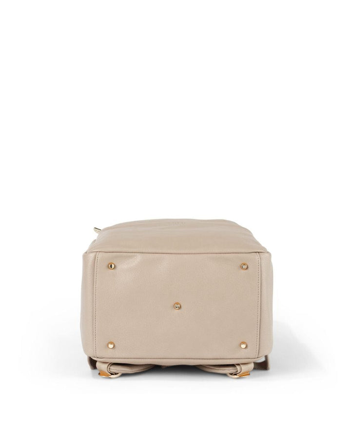 NEW - Multitasker Nappy Backpack - Oat Vegan Leather OiOi Other 9328046010847 Preggi Central Maternity Shop