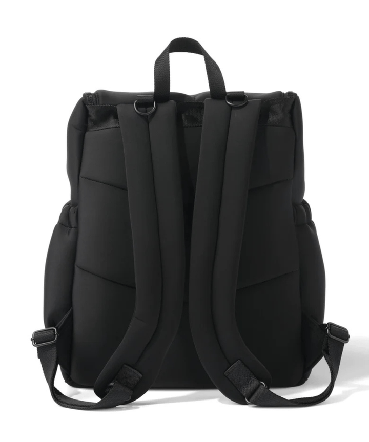 Signature Nappy Backpack - Black Neoprene OiOi Other Preggi Central Maternity Shop