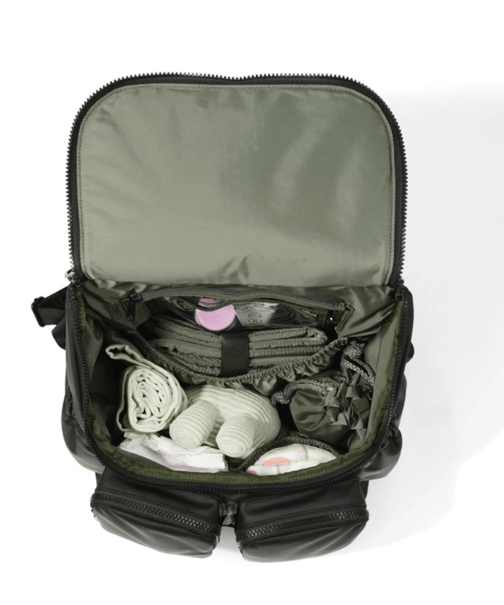Signature Nappy Backpack - Black Weatherproof OiOi Other 9328046012285 Preggi Central Maternity Shop