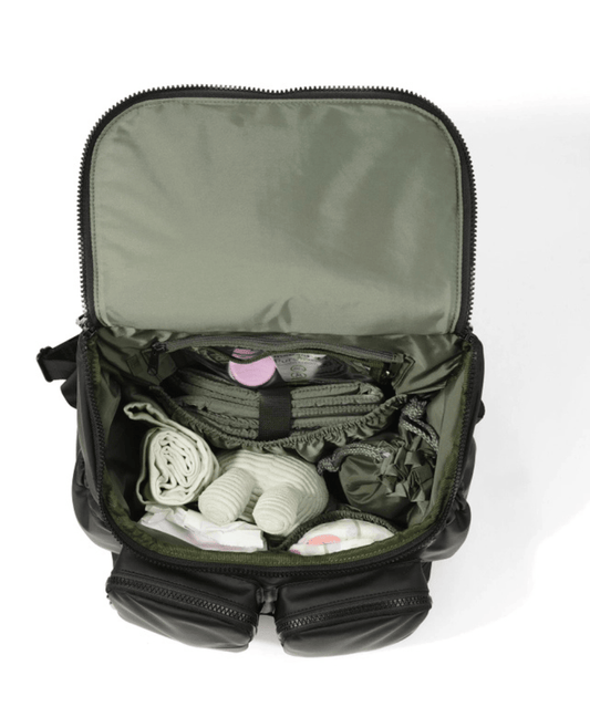 Signature Nappy Backpack - Black Weatherproof OiOi Other 9328046012285 Preggi Central Maternity Shop