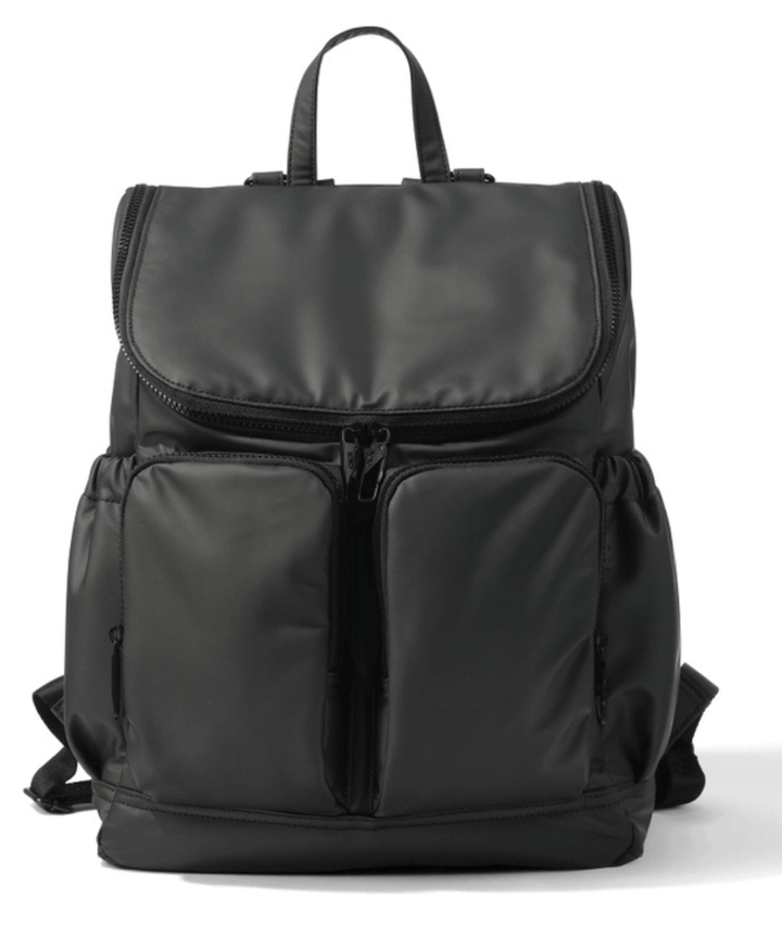 Signature Nappy Backpack - Black Weatherproof OiOi Other 9328046012285 Preggi Central Maternity Shop