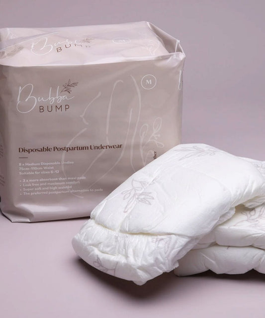 Disposable Postpartum Underwear (8 Pack) Bubba Bump Recovery Preggi Central Maternity Shop