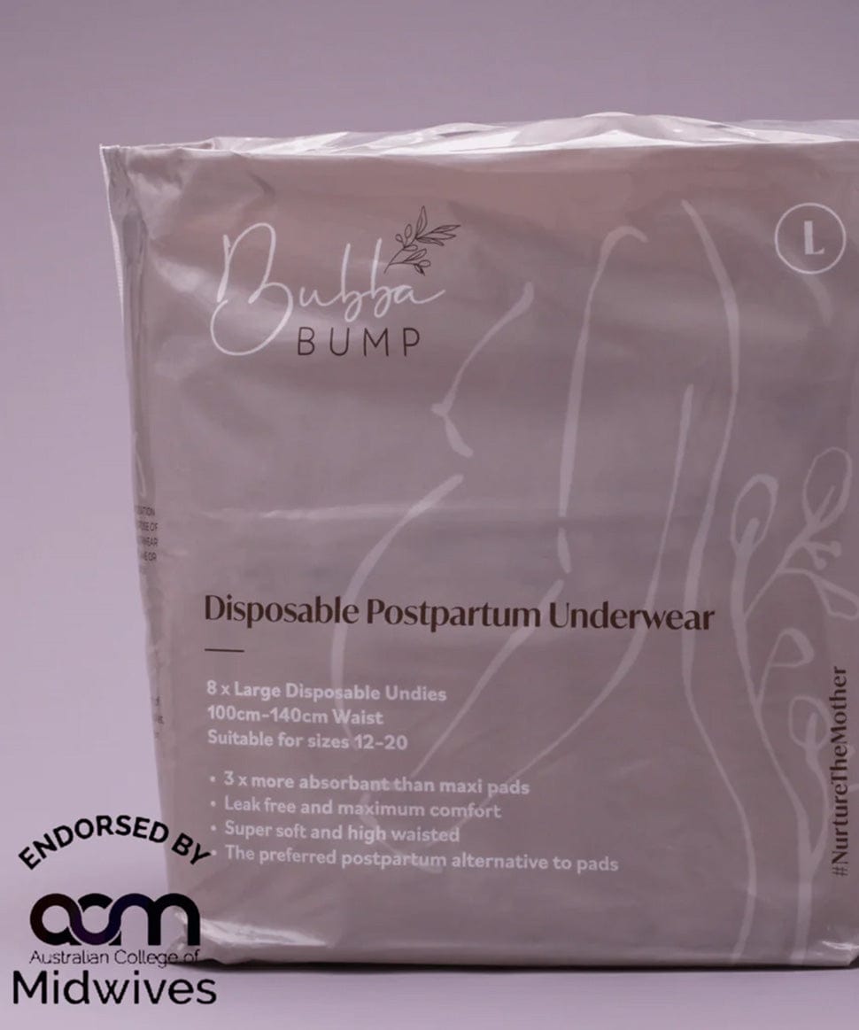 Disposable Postpartum Underwear Bubba Bump Recovery Preggi Central Maternity Shop