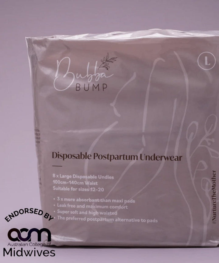 Disposable Postpartum Underwear Bubba Bump Recovery Preggi Central Maternity Shop