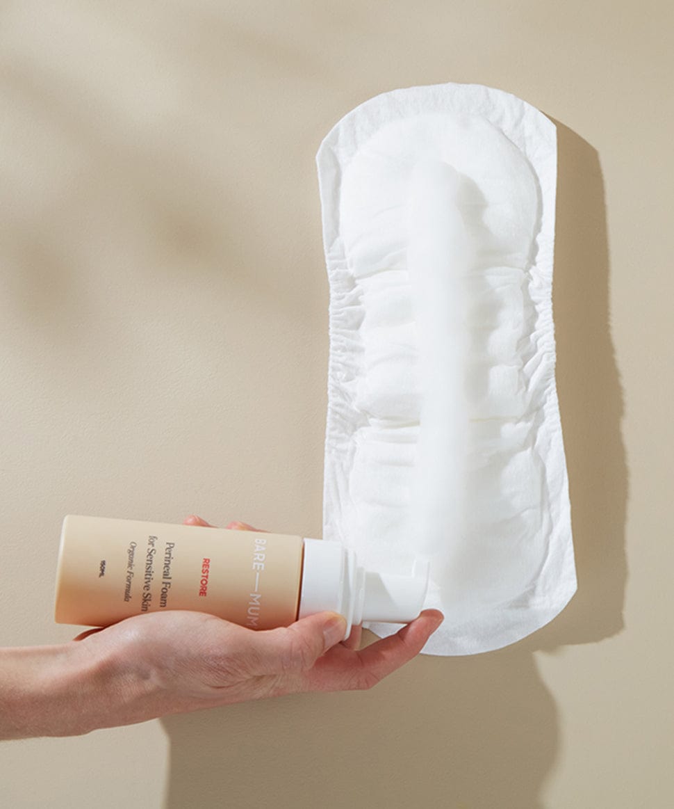 Perineal Foam Organic Formula Bare-Mum Recovery Preggi Central Maternity Shop