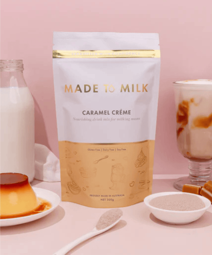 Caramel Creme Lactation Drink Made to Milk Tea and Bikkies 9359408000374 Preggi Central Maternity Shop