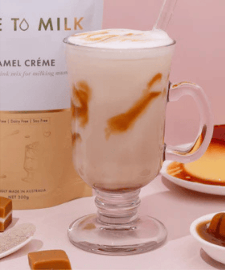 Caramel Creme Lactation Drink Made to Milk Tea and Bikkies 9359408000374 Preggi Central Maternity Shop