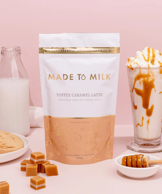 Deluxe Lactation Toffee Caramel Latte Mix Made to Milk Tea and Bikkies 0000002249 Preggi Central Maternity Shop