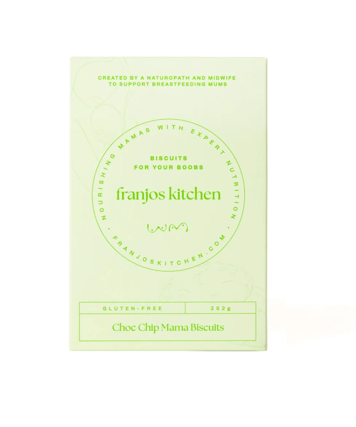 Franjos Kitchen Lactation Biscuits Chocolate Chip Gluten Free Franjos Kitchen Tea and Bikkies 806809017740 Preggi Central Maternity Shop