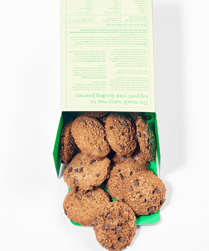 Franjos Kitchen Lactation Biscuits Chocolate Chip Gluten Free Franjos Kitchen Tea and Bikkies 806809017740 Preggi Central Maternity Shop