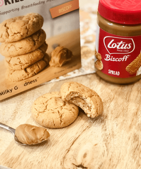 Milky Goodness Biscoff Lactation Cookies (LF) Milky Goodness Tea and Bikkies Preggi Central Maternity Shop