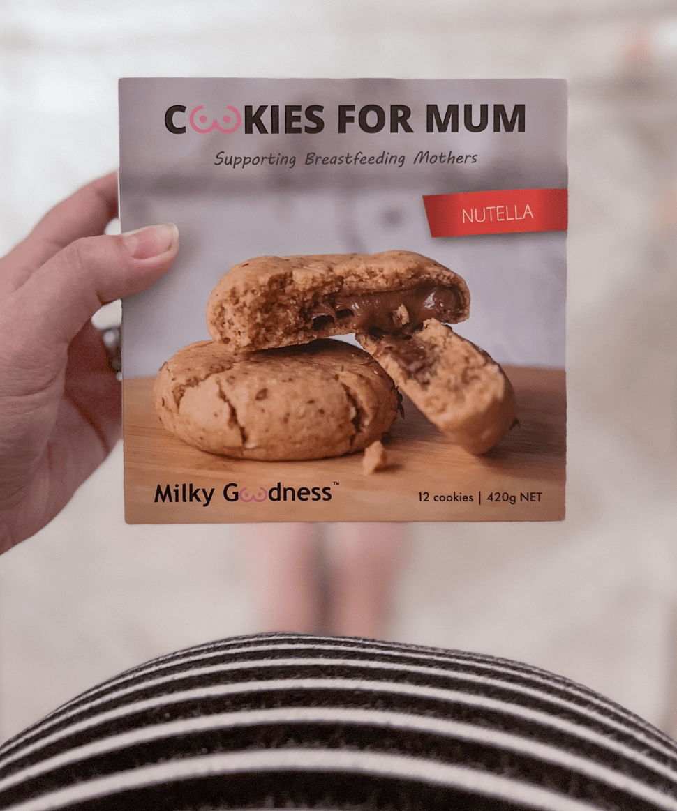 Nutella Lactation Cookies Milky Goodness Tea and Bikkies 9358099000014 Preggi Central Maternity Shop