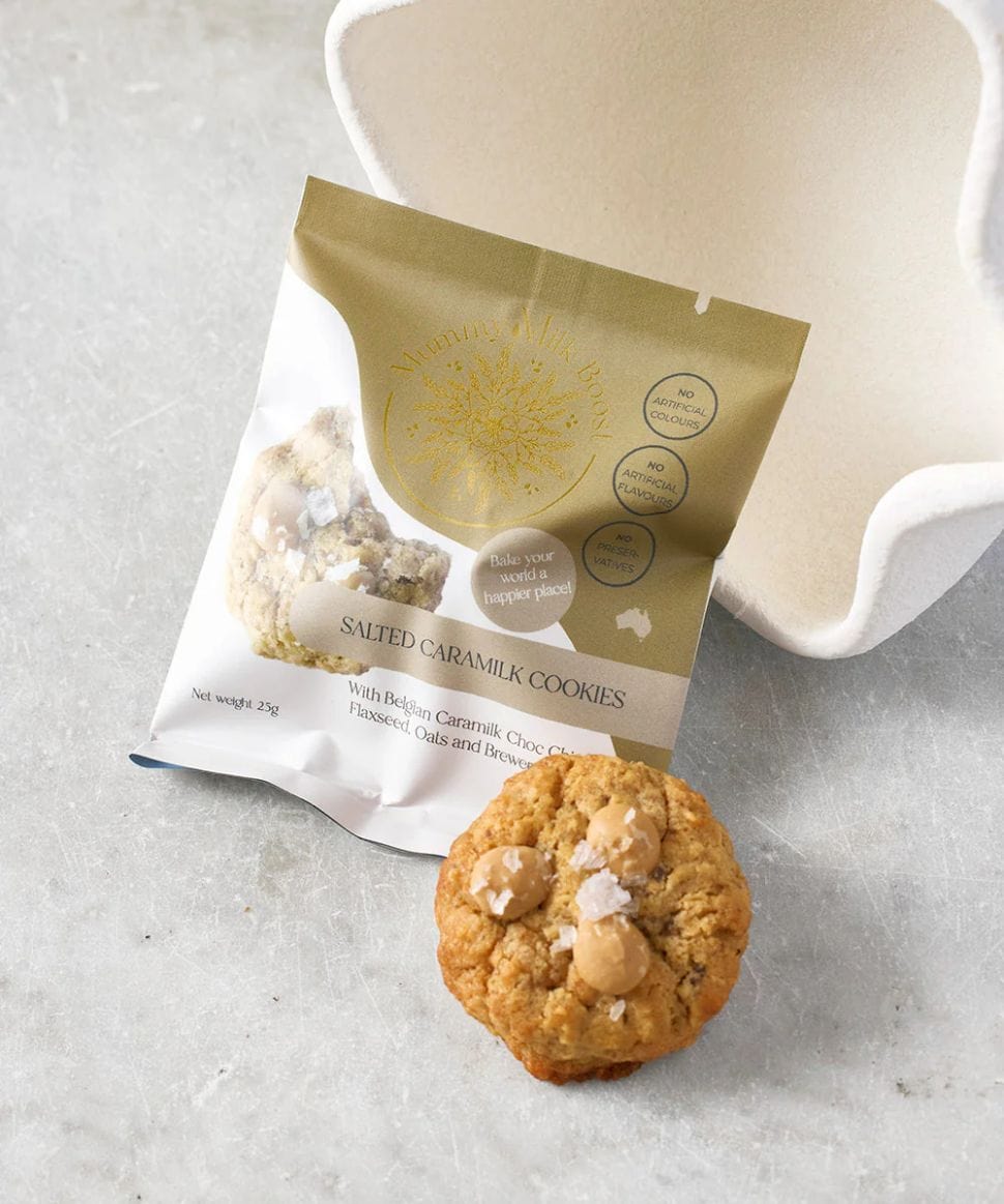 Salted Caramilk Lactation Cookies- COMING SOON Mummy Milk Boost Tea and Bikkies Preggi Central Maternity Shop