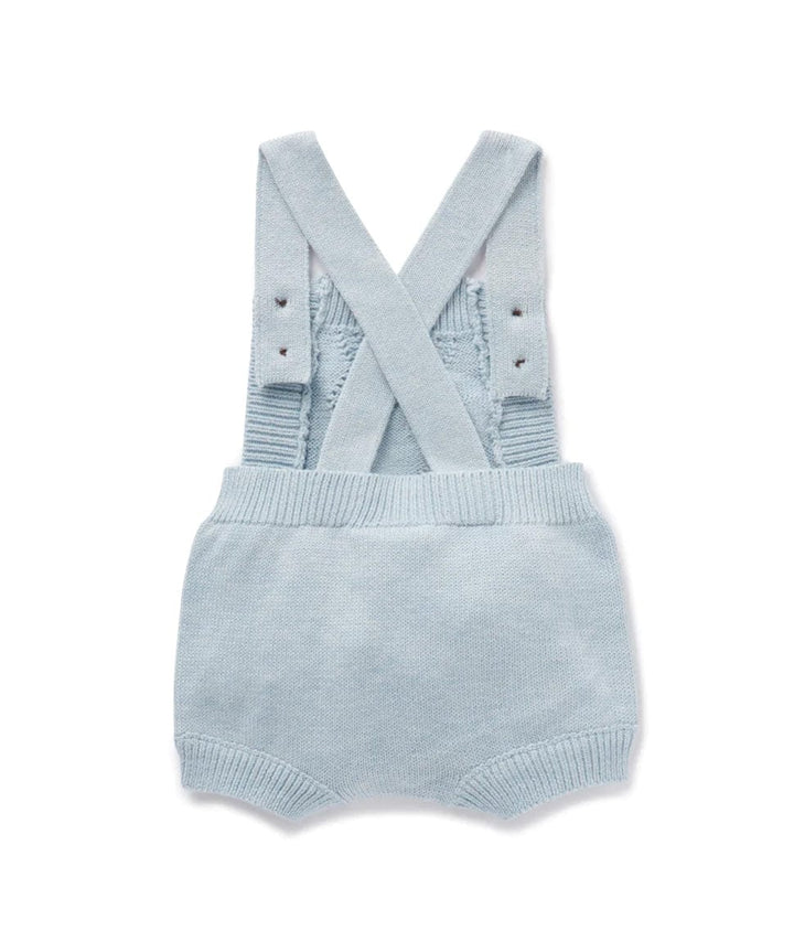 Blue Knit Romper Aster &amp; Oak Baby Preggi Central Maternity Shop